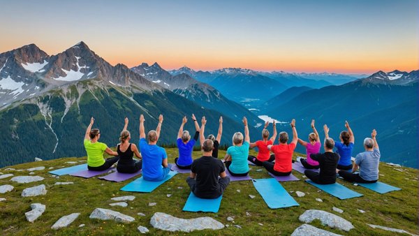 Yoga alpin : harmoniser corps et esprit au sommet